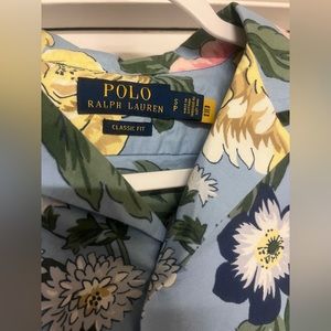 Ralph Lauren flowery short sleeve shirt .